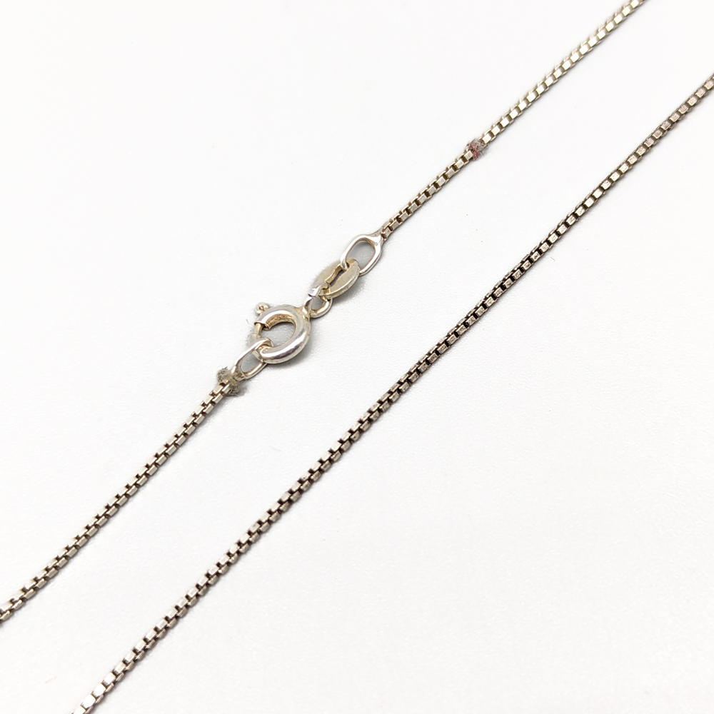 45cm Box Chain in silver S925 2.51g