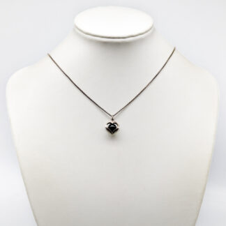38.5cm Silver necklace with pendant S830 3.2g