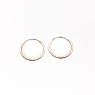 Hoop in Silver S830 0.6g 18mm