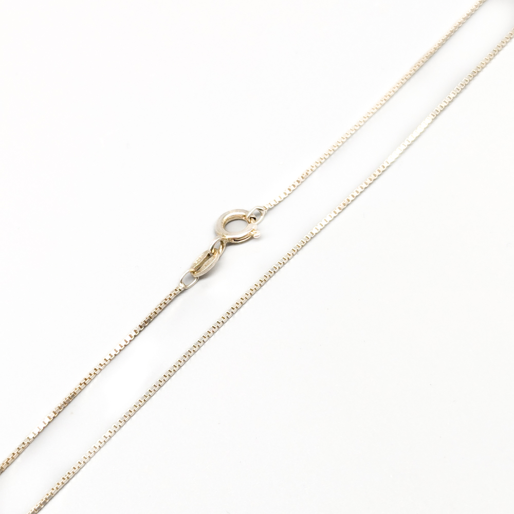 42cm Box Chain in Silver S925 1.78g