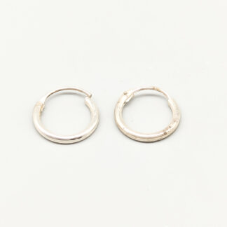 Hoop in Silver S830 0.32g 10mm