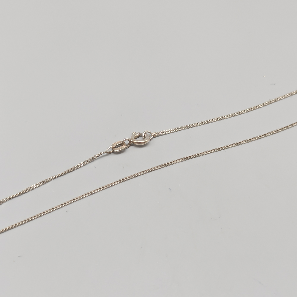 42cm Curb Chain in Silver S925 1.7g