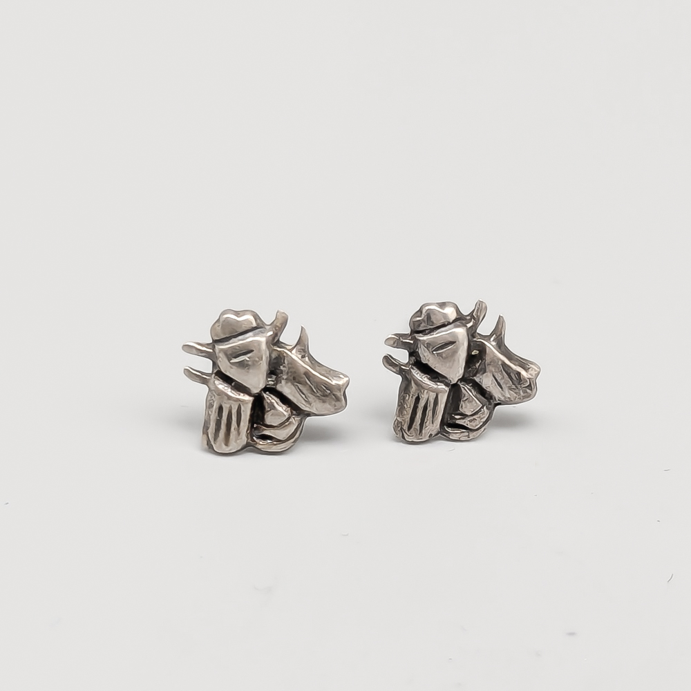 Earrings in Silver S830 0.77g 8mm