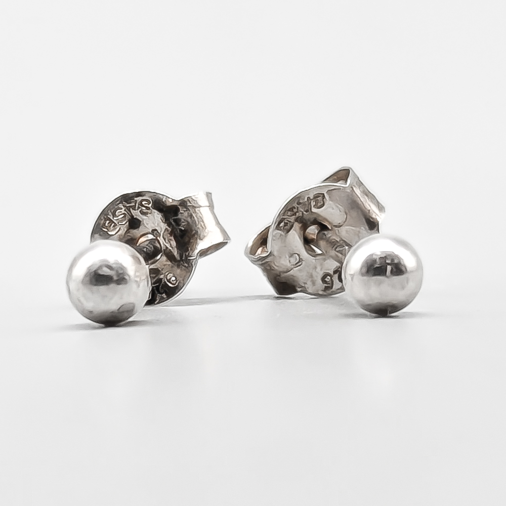 Earrings in Silver Balls S925 0.48g 2mm