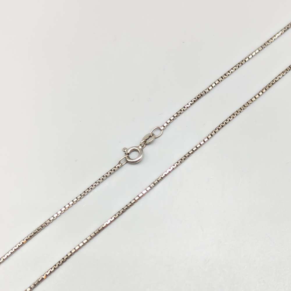 37.5cm Box Chain in Silver S830 3.56g