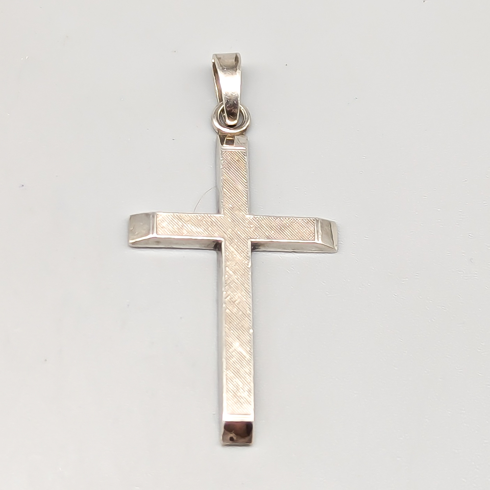Pendant in Silver Cross S830 2.82g 31mm