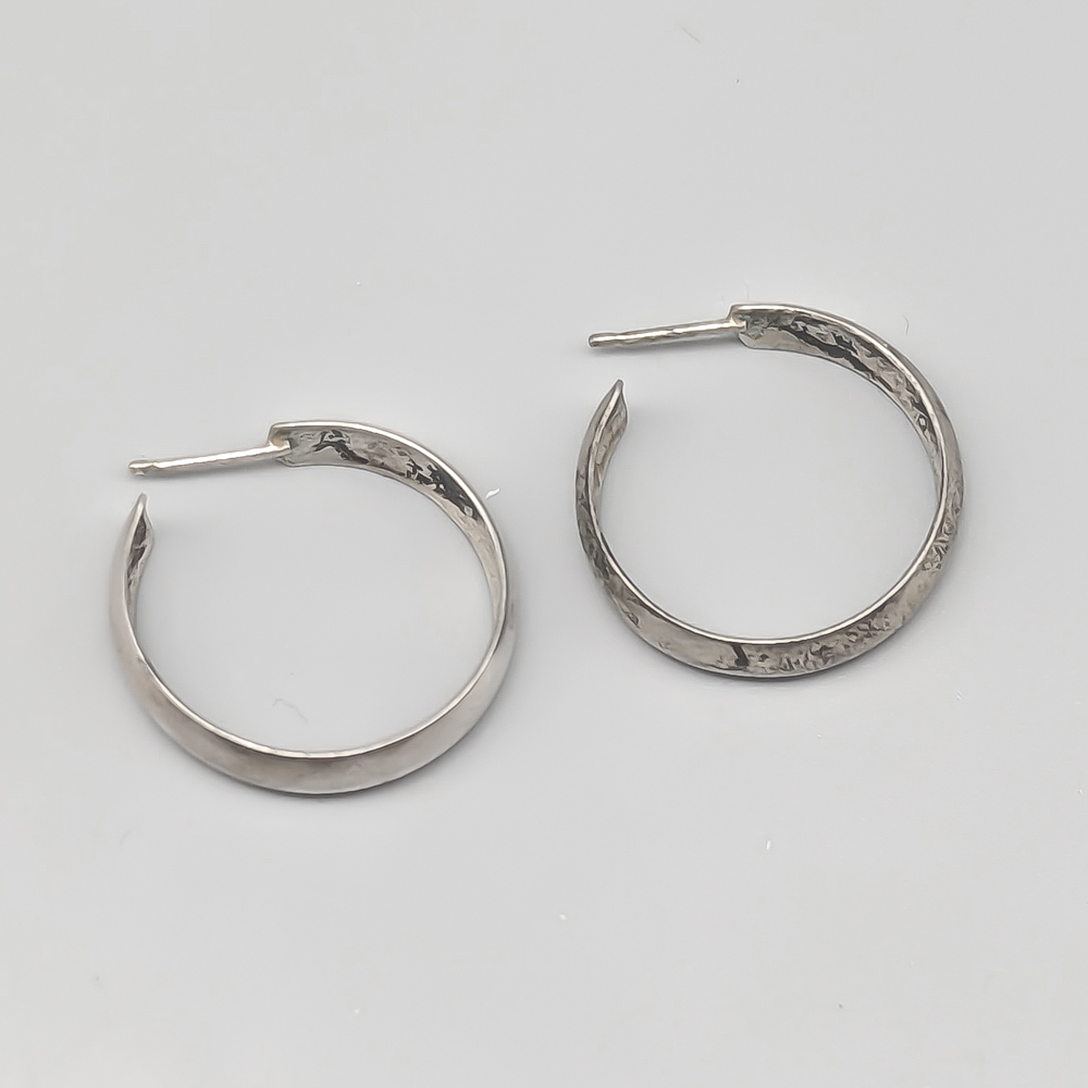 Hoop in Silver S830 3.85g 25mm