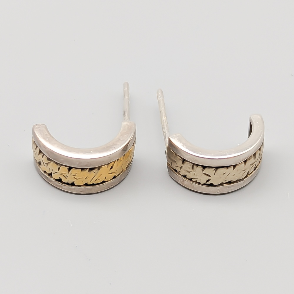Earrings in Silver S925 3.75g 14mm - Image 2