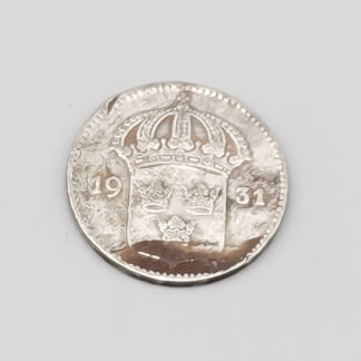 1 pc 10 öre Sweden 1931 S400 1.4g 15mm