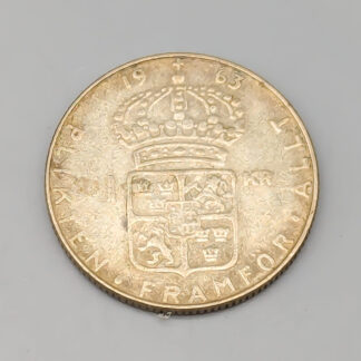 1 pc 1 kr Sweden 1963 S400 7g 25mm