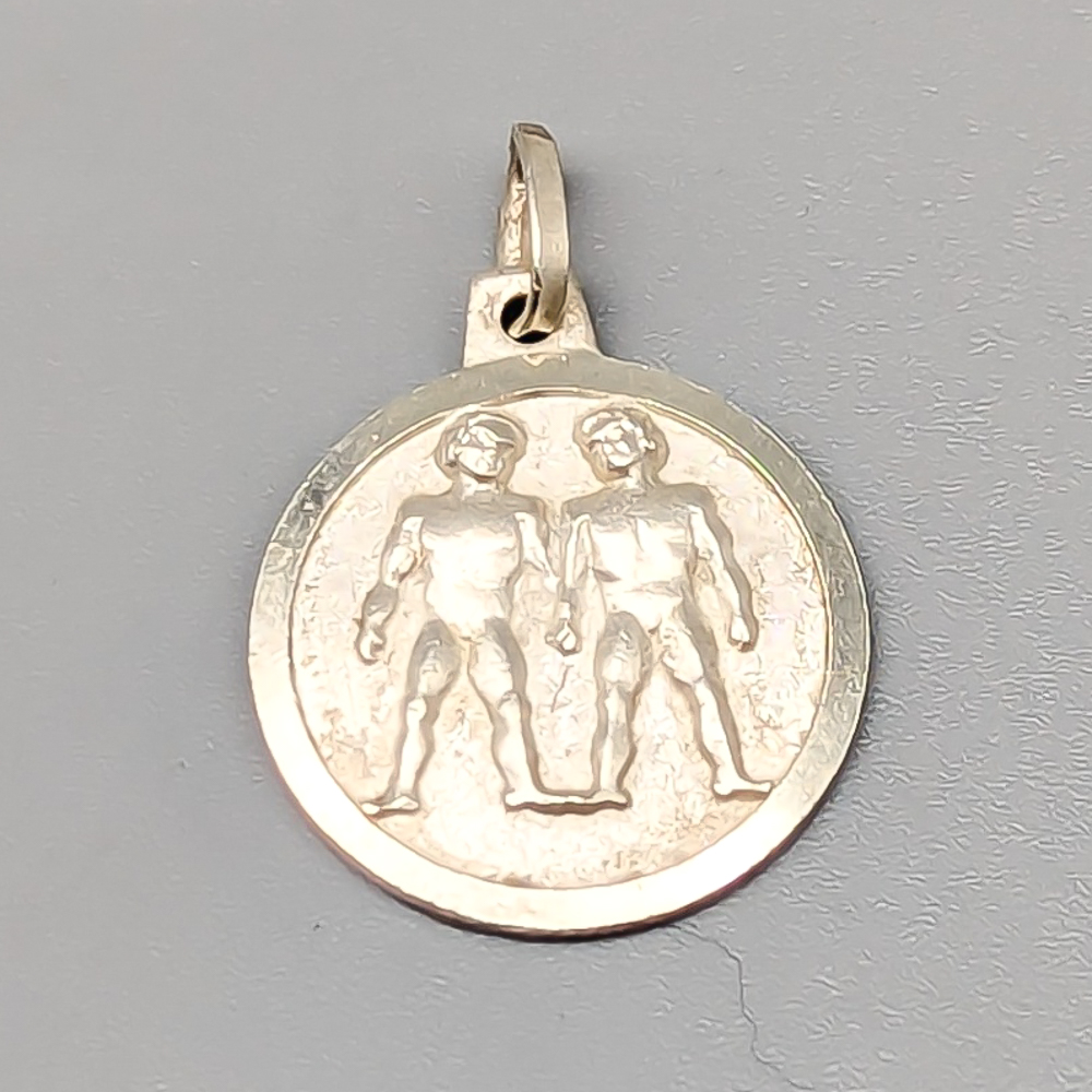 Pendant in Silver Zodiac Sign Gemini S925 1.56g 15mm
