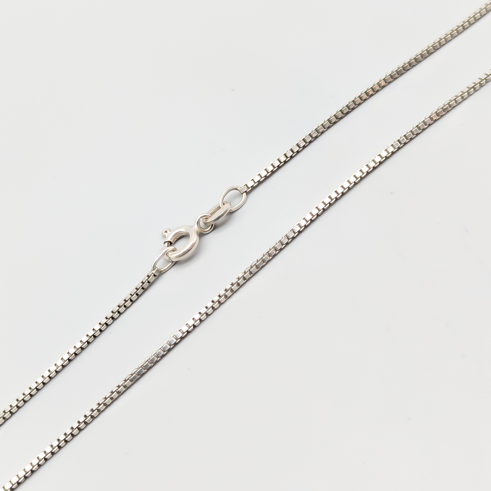 45.5cm Box Chain in Silver S830 3.6g