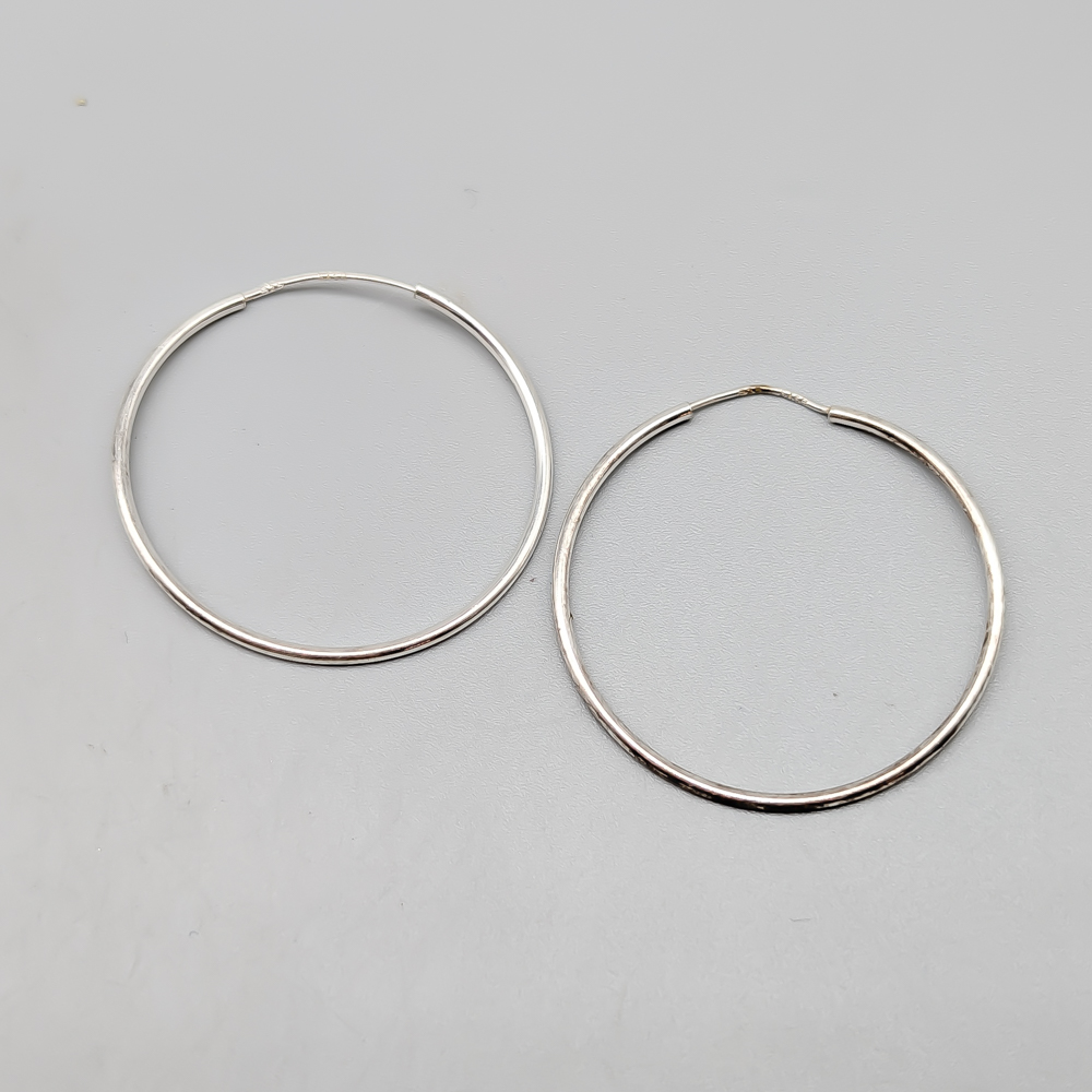 Creoles in Silver S925 1.25g 32mm