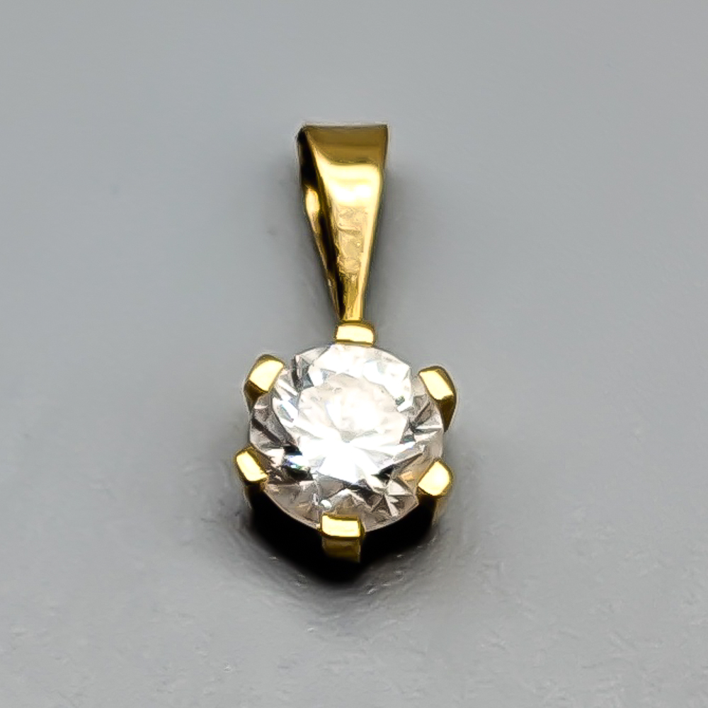 Pendant in Silver Heart S830 0.52g 12mm - Image 2