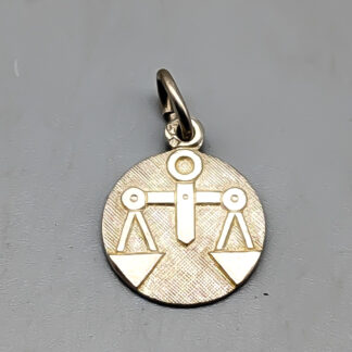 Pendant in Silver Zodiac Sign Libra S830 0.94g 15mm