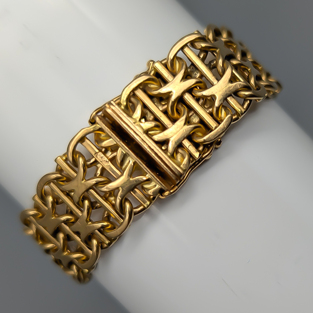 19.5cm Jo-Ans X-Chain with Rod in Gold 18K 38.91g - Image 2