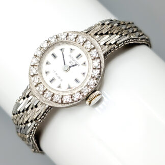 Anker White Gold Watch with Diamonds 14K 24.27g 17cm