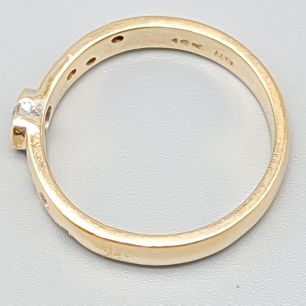 Diamond ring in Gold 18K 3.92g 16.75mm - Image 3