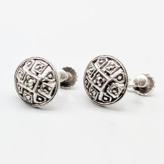 Clip in Silver with Markasite S830 3.02g 11mm