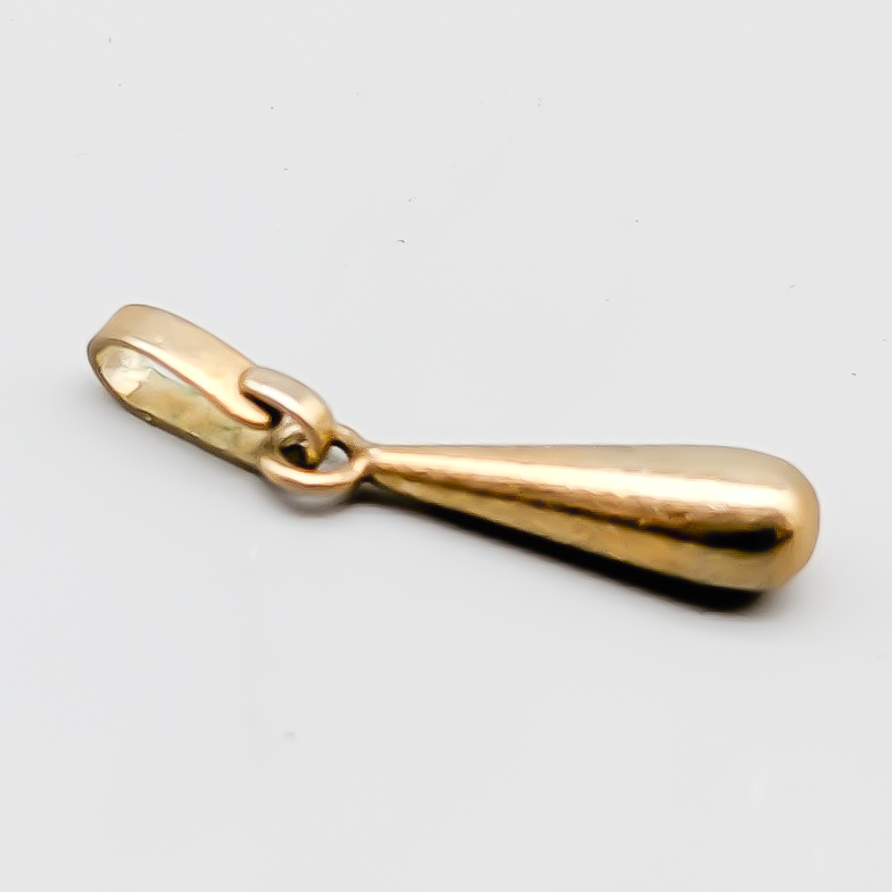 Pendant in Gold Plated Silver Drop S830 1.12g 16mm