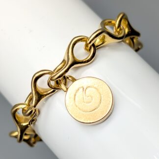 19.5cm Ole Lynggaard "Mega Link" Bracelet in Gold 18K 37.43g