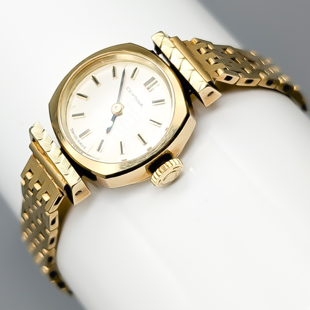 Certina Gold Watch Damur 14K 23.03g 17cm
