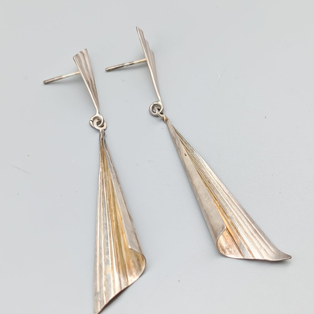 Silver Earrings S830 2.91g 62mm - Image 2
