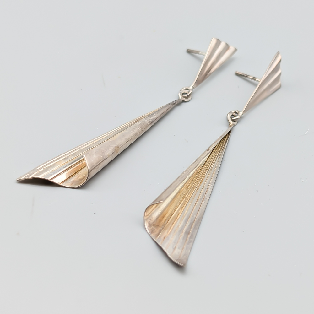 Silver Earrings S830 2.91g 62mm