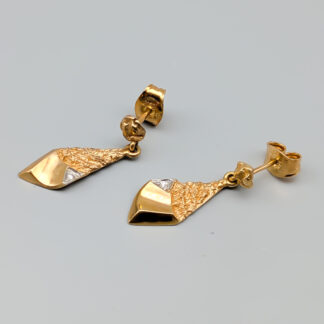 Sandström De Witt Diamond Earrings in Gold 18K 3.4g 27mm