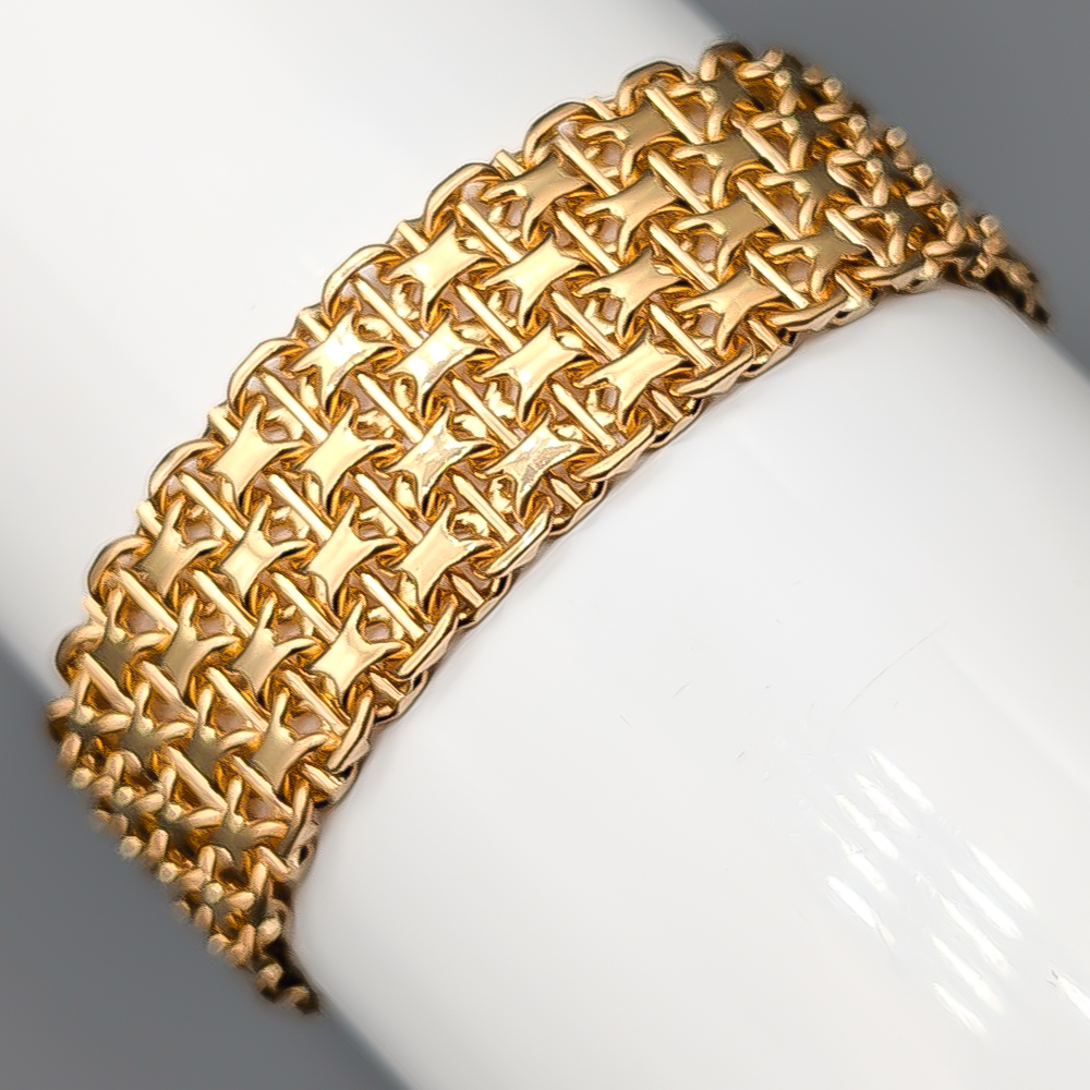19cm X-Chain with Rod in Gold 18K 33.02g
