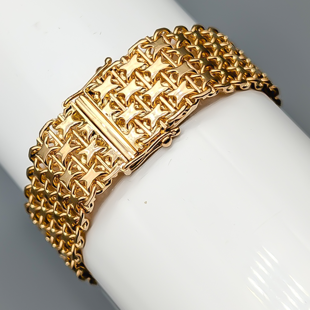 19cm X-Chain with Rod in Gold 18K 33.02g - Image 2