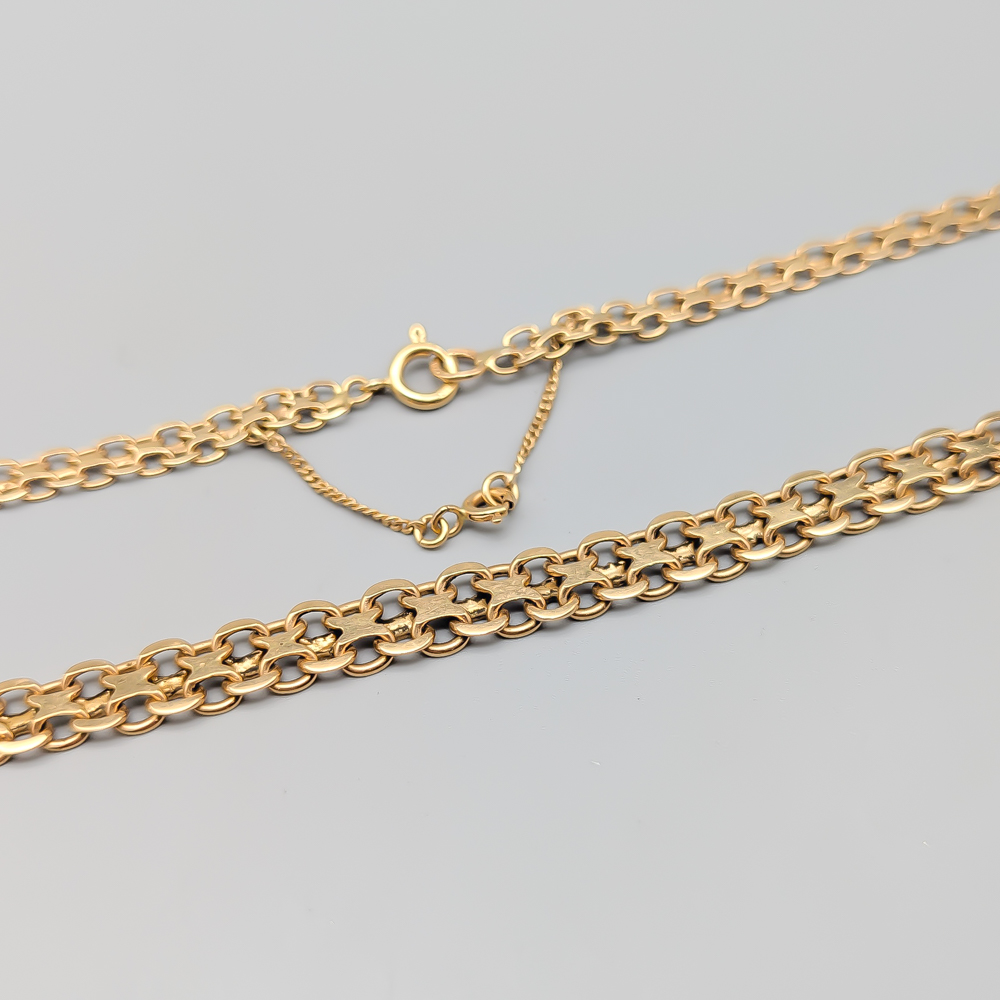 46.5cm Graduated X-Chain in Gold 18K 23.29g - Image 2