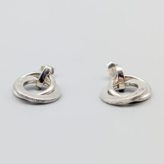 Efva Attling "Twosome" EarRings in Silver S925 5.64g 18mm