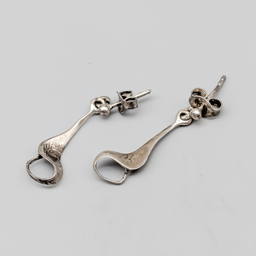 Earrings in Silver S925 1.52g 28mm