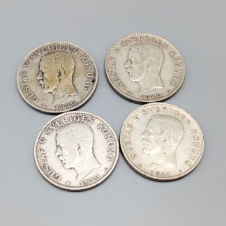 4 1 kr Sweden 1908-1950 S800 30g 25mm