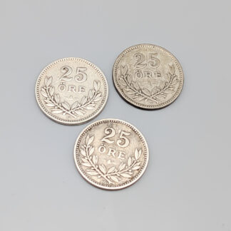 3 25 ore Sweden 1908-1950 S600 7.26g 17.2mm