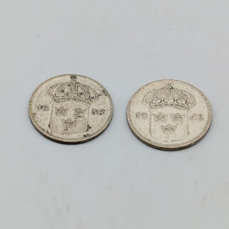 2 10 ore Sweden 1942-1950 S400 2.86g 15mm