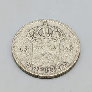 50 ore Sweden 1939 S600 4.93g 22mm