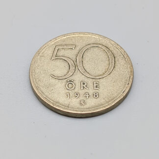 50 ore Sweden 1948 S400 4.83g 22mm