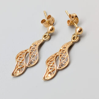 Earrings in Gold 18K 1.91g 26mm
