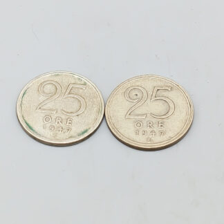 2 25 ore Sweden 1943-1950 S400 4.64g 17mm