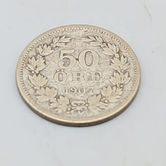 1 50 ore Sweden 1906-1907 S600 5g 22mm