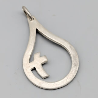 Pendant in Silver Dopdroppe S925 3.56g 33mm
