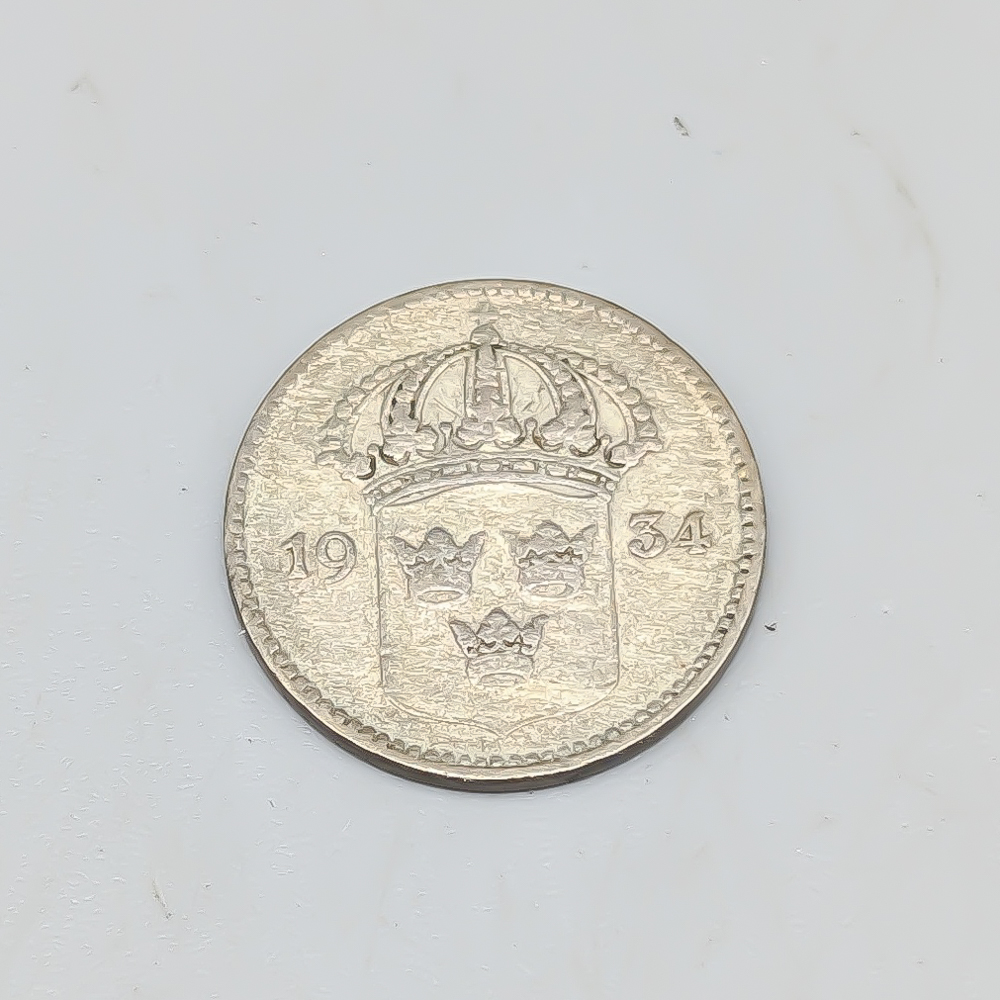 2 10 ore Sweden 1942 - 1950 S400 1.45g 15mm