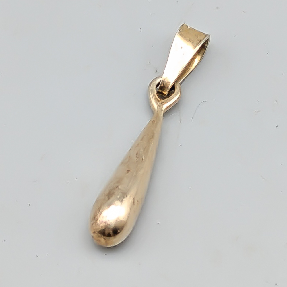 Pendant in Gilded Silver Droppe S830 1.22g 19mm