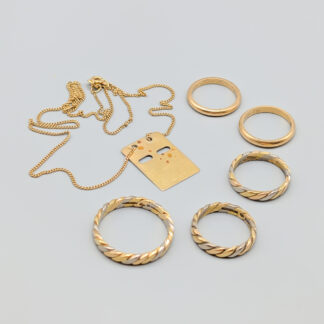 Batch Multicolored Gold 18K 27.91g