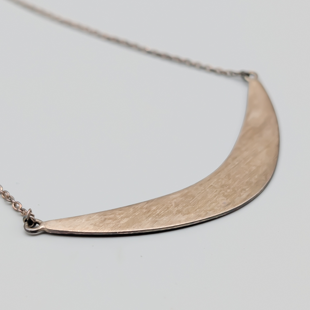 43cm Cable Chain in Silver with Integrated Pendant S925 7.04g - Image 2