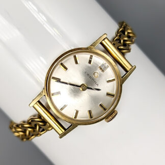 Gold Watch Certina with goldlink 18K 18.65g 18.5cm