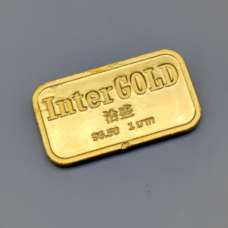 1 pc Investment Gold Gold Bar 23K 15.26g 30mm