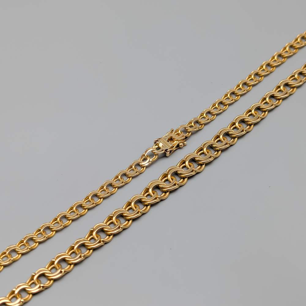 45cm Graduated Bismarck Chain in Gold 18K 29.66g - Image 2
